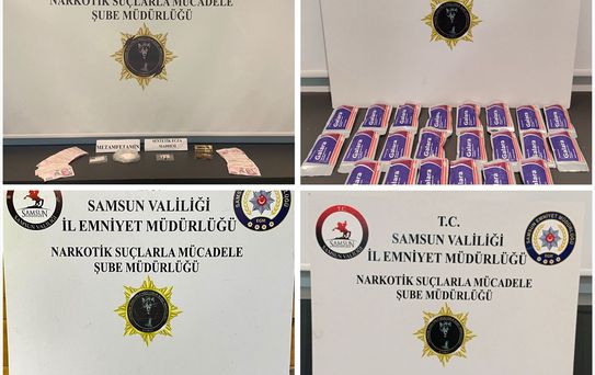 Samsun'da Uyuşturucu Operasyonu