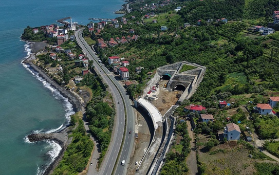 Trabzon'un 30 yıllık hayali olan Güney Çevre Yolu Projesi'nde geri sayım başladı