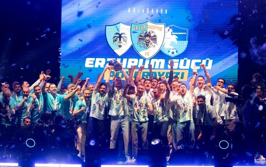 Erzurumspor FK'nın Yükseliş Sergisi