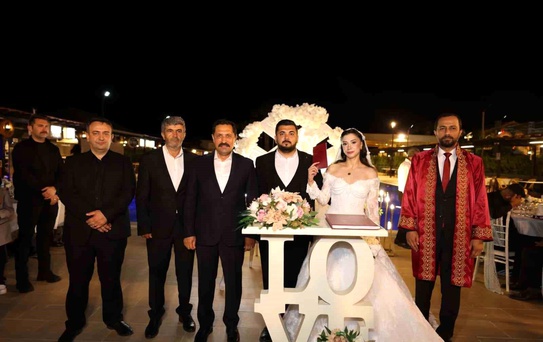 İHA Bölge Müdürü Korkmaz'ın mutlu günü