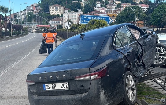 Giresun'da Kaza: 4 Yaralı