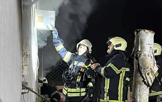 Kayseri'de Metruk Evde Yangın