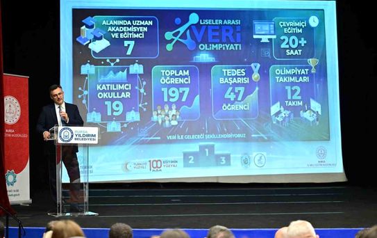 Liselerarası Veri Olimpiyatı'nın ödül töreni gerçekleştirildi