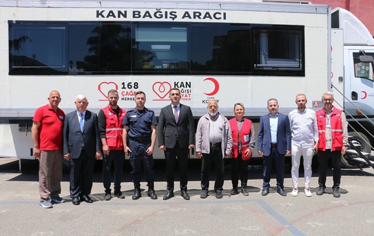 Of'ta anlamlı kan bağışı kampanyası