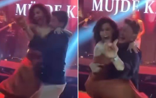 Taşacak Bu Deniz eğlencesinde Naz Sayıner ile Erdem Şanlı'nın samimi görüntüleri! Peş peşe hamleler geldi