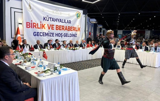 Ege Bölgesi Kütahyalılar Federasyonu'ndan Birlik ve Beraberlik Gecesi