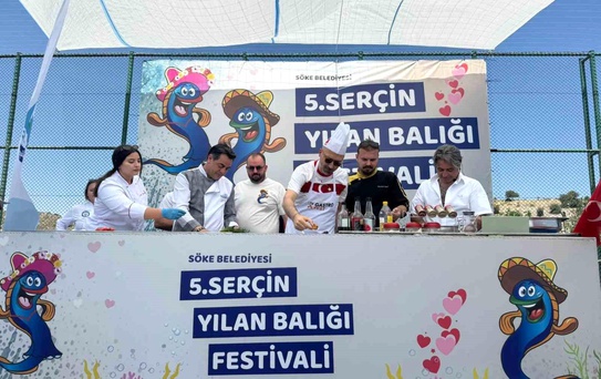 Söke'de Yılan Balığı Festivali Coşkusu başladı