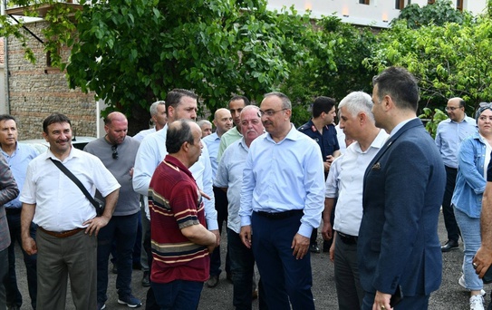 Vali Soytürk Uçmakdere'yi Ziyaret Etti