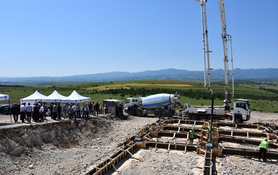 Vezirköprü OSB'de İlk Fabrikanın Temeli Atıldı