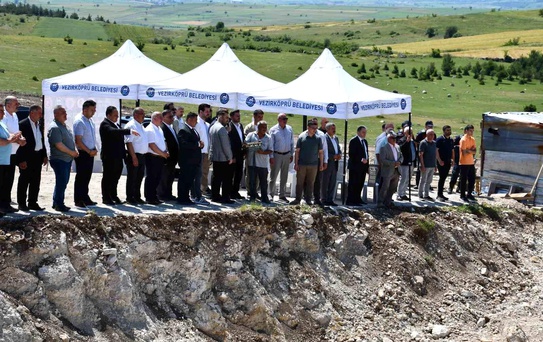 Vezirköprü OSB'de ilk temel heyecanı
