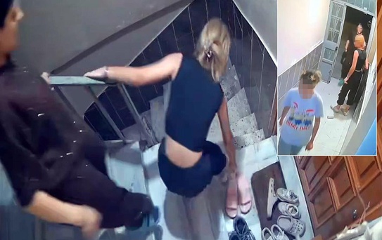 Yaptıkları rezilliği kimse görmüyor sandılar ama kamera kayıttaydı
