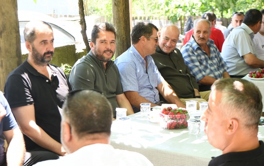 Ayhan Gider Çavuşköy'de Hayır Yemeğine Katıldı
