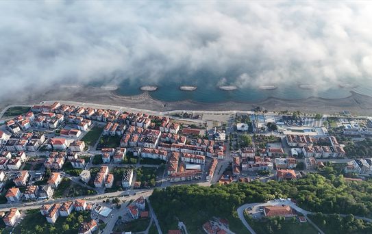Abana'da Görkemli Sis Manzarası