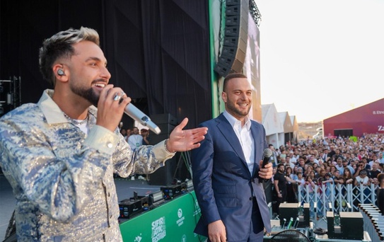 Sefo'dan Sıfır Atık Festivali'nde Milli Takım sürprizi: Yeni marşı ilk kez seslendirdi