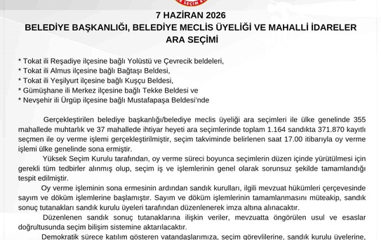 YSK Başkanı Mutta: 'Yüksek Seçim Kurulu adına sonuçların milletimize hayırlı olmasını diliyorum'
