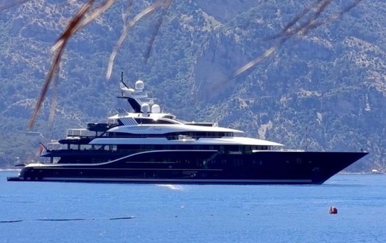 Suudi Kraliyet Ailesi’nin yüzen sarayı Bodrum'da