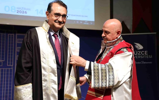 Fatih Dönmez'e Düzce Üniversitesi'nden fahri doktora
