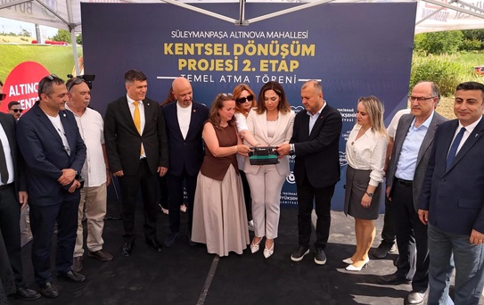Tekirdağ'da depreme dayanıklı yaşam için yeni adım: Altınova Kentsel Dönüşüm Projesi'nde ikinci etabın temeli atıldı