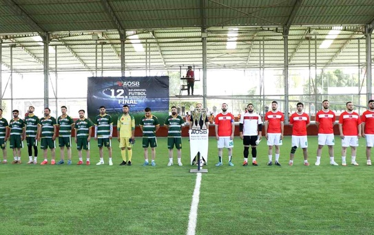 AOSB Futbol Turnuvası Finali Gerçekleşti