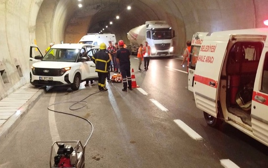 Ayvacık'ta Trafik Kazası Tatbikatı