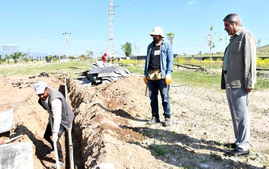 Başkan Taşkın, altyapı çalışmalarını yerinde inceledi