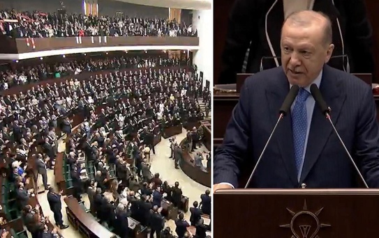 Cumhurbaşkanı Erdoğan'dan parti grubunu ayağa kaldıran İsrail sözleri
