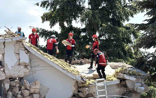 Düzce'de Deprem Tatbikatı