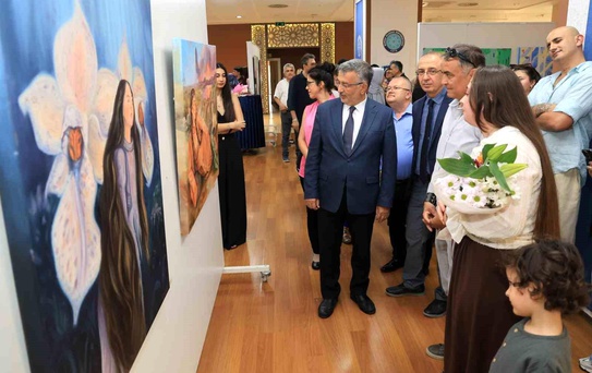 BUÜ Resim Bölümü Mezuniyet Sergisi Açıldı