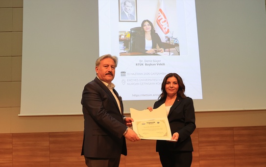 RTÜK Başkanvekili Güçer'den Medya Söyleşisi