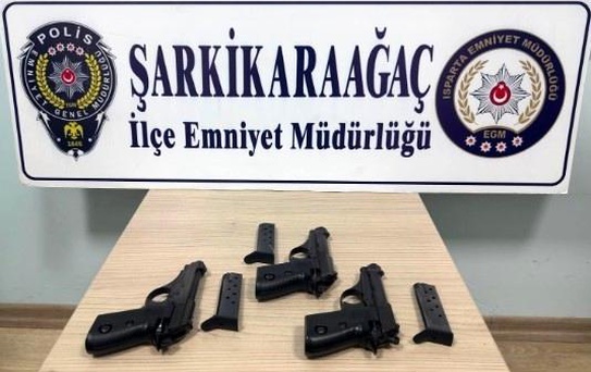 Isparta'da Ruhsatsız Silah Operasyonu