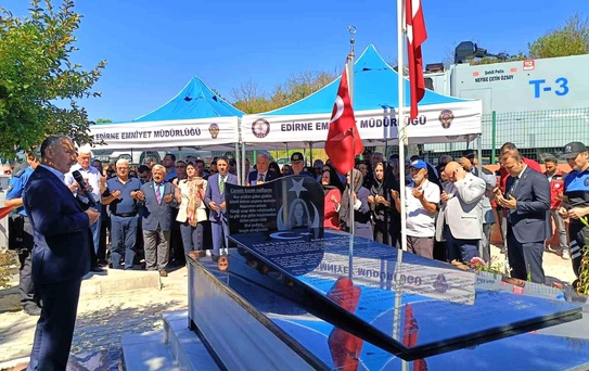 Şehit Polis Nefize Çetin Özsoy 10. Yılında Edirne'de Anıldı
