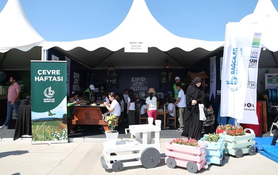 Sıfır Atık Festivali'nde Bağcılar Belediyesi standına yoğun ilgi