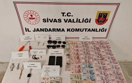 Sivas'ta Hırsızlık Yapan 5 Şüpheli Tutuklandı