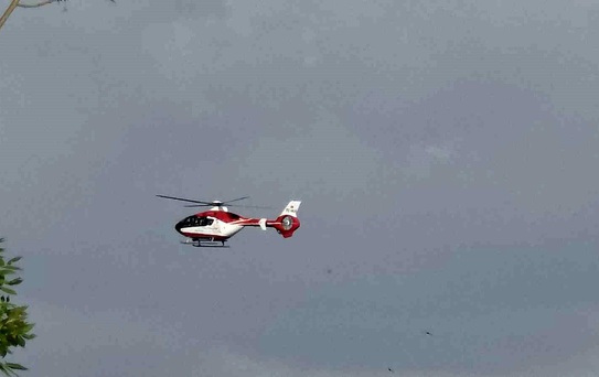 Van'da Kalp Krizi Geçiren Hasta Helikopterle Nakledildi