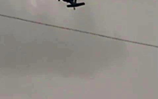 Karayazı'da Helikopter Yağmurdan Etkilendi