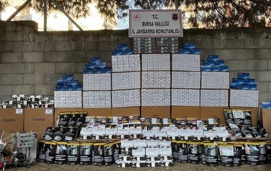 Bursa'da Kaçak Tütün Operasyonu