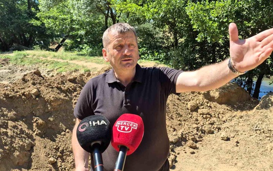 Çevreyi kirleten piknikçilere kızan muhtar yeniden hendek kazdırdı