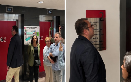 CHP Genel Merkezi'nde gazeteci ile danışman arasında 'Sarı zarf' gerginliği