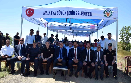 Türkiye Güreş Federasyonu Hatıra Ormanı Malatya'da törenle açıldı