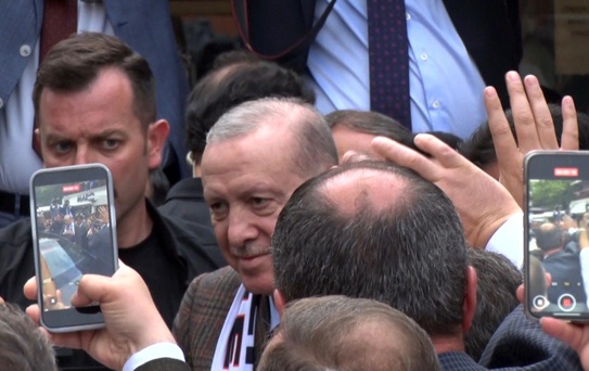 Erdoğan Edirne'de vatandaşlarla buluştu