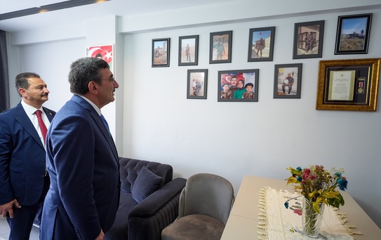 Cevdet Yılmaz, Tokat'ta Şehit Ailesine Ziyarette Bulundu