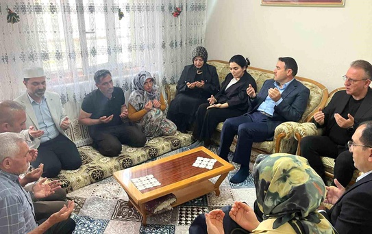 Vali Işın'dan Taziye Ziyareti