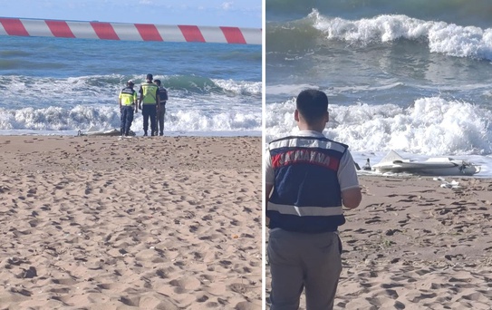 Bartın'da plaja mühimmat yüklü insansız hava aracı vurdu