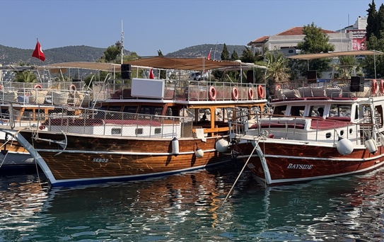 Bodrum'da Günübirlik Tekne Turlarına Yoğun İlgi