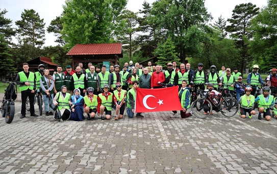 Sivas'ta 13. Yeşilay Bisiklet Turu