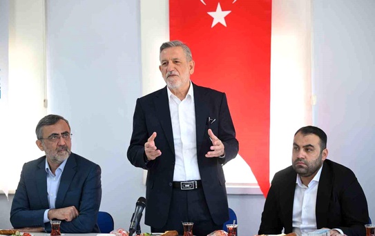 Başkan Burkay'dan terminalde önemli buluşma
