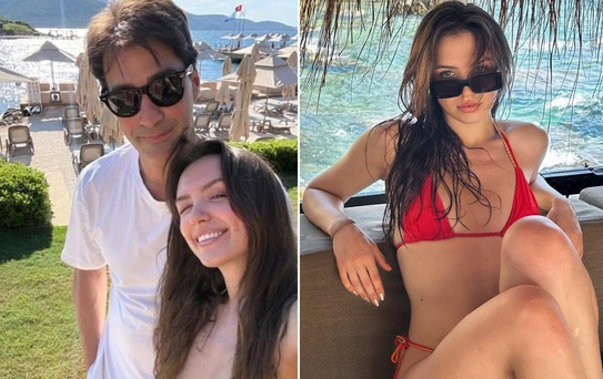 Sarp Levendoğlu ve Felicia Sağnak tatilde! 16 yaş küçük sevgilisiyle aşka geldi