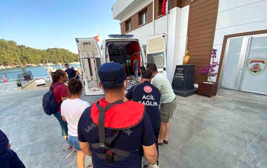 Fethiye'de Rahatsızlanan Vatandaş Tahliye Edildi