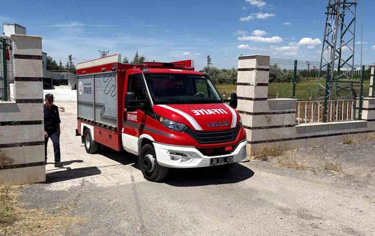 Gölbaşı'ndaki Alçı Fabrikasında Yangın