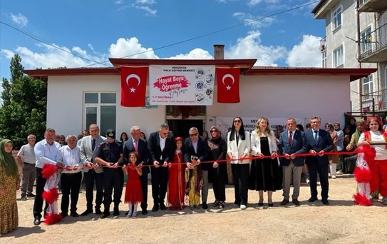 Muşruf Köyü'nde yıl sonu sergisi